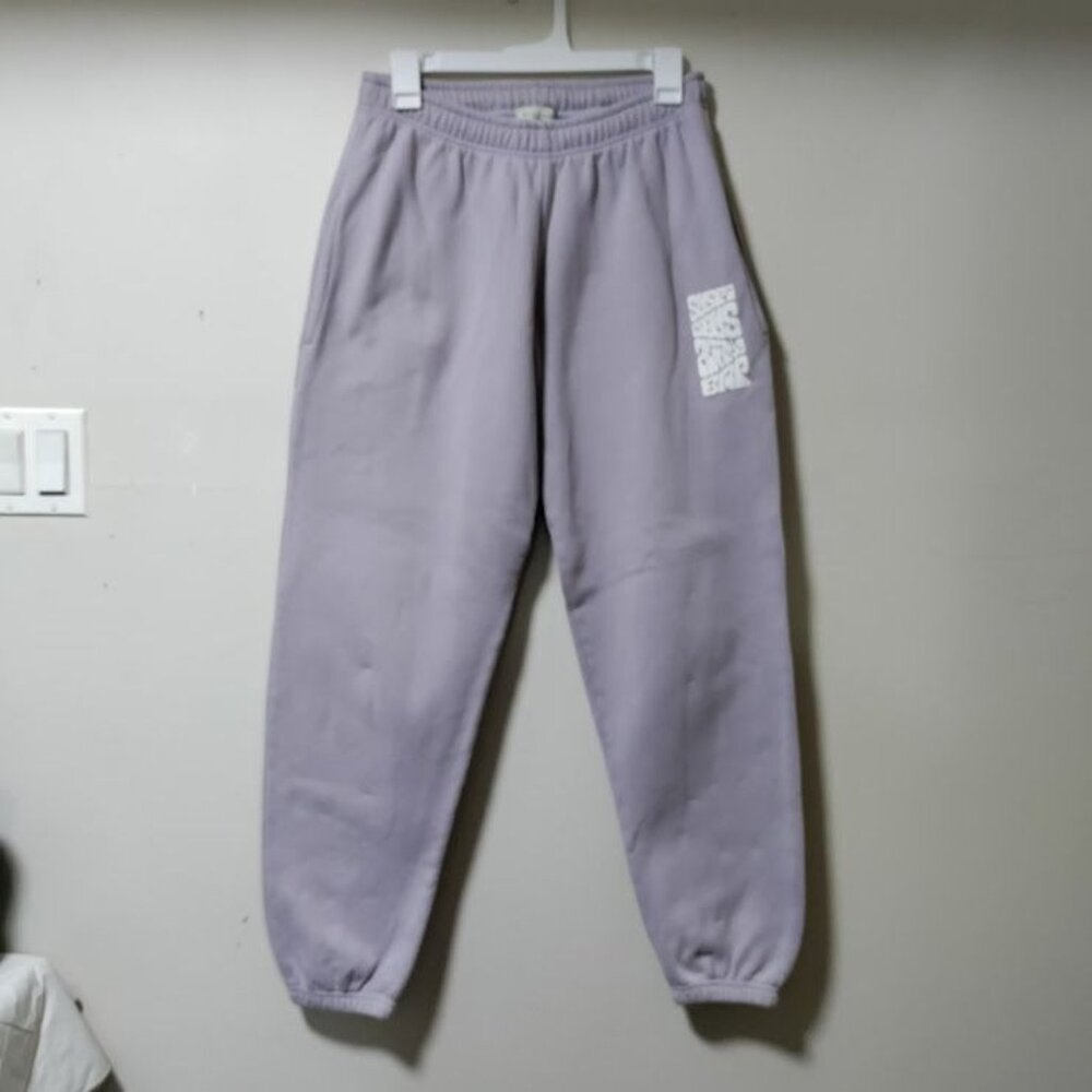 Suspicious Antwerp Lavender Sweatpants Retro Athleisure Oversized Y2K Women's L - Picture 2 of 11